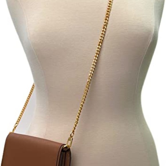 $328  Authentic New Tory Burch Emerson Chain Wallet Crossbody Shoulder Bag - Picture 4 of 7